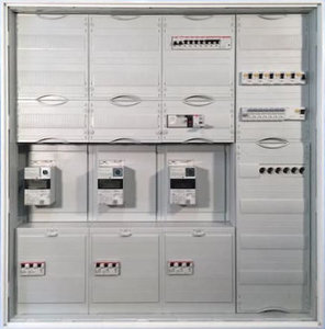 Hauptverteiler, Stromkreisverteiler, Verdrahtung, Zählerschrank, Elektroinstallation, Zähleranlage