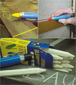 Elektroinstallation Werkzeug, Signalkreide, Baustelle