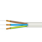 3-adrig-nym, 3x1,5 NYM Kabel, Mantelleitung, Elektroinstallation, Kabel, Elektroinstallation selber machen, Kabel verlegen, Leitungen verlegen