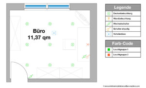 Beleuchtung im Büro einplanen