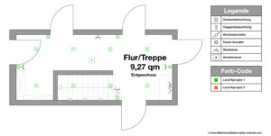 Elektroinstallation gesamte Flur bereich Anschlüsse, Steckdosen, Multimedia,