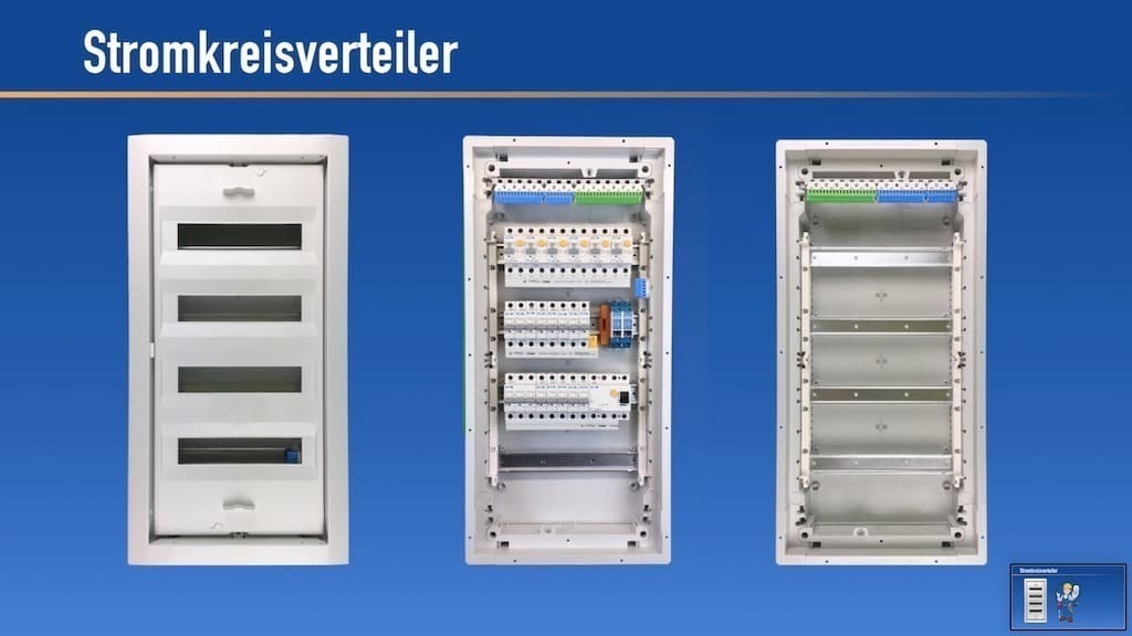 Unterverteiler montage, Verdrahtung, Elektroinstallation, Ratgeber, Leitungen verlegen, Kabel einziehen, Sicherungen, Hauselektrik 